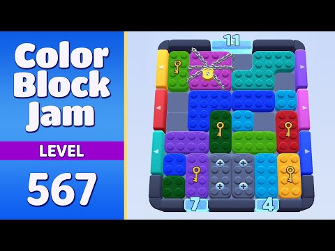 Color Block Jam Level 567 | Every Puzzle Solved! 🎯