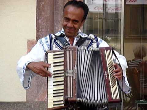 Acordion player in Leipzig