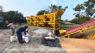 Centrale &agrave; b&eacute;ton stationnaire HZS120 Concrete Batching Plant 120m&sup3;/h Belt SICOMA Mixer neuve | Image 5 - Machineryline