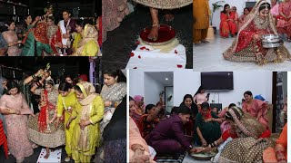 Bride Welcome Home Ceremony | bride entry in groom house after marriage |Indian Wedding culture |