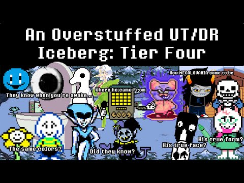 An Overstuffed UnderTale & DeltaRune Iceberg Explained | Tier Four | What Inspired These Games