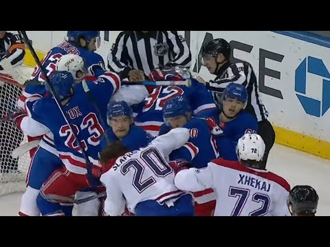🔥 Feisty 🔥 Game Between Rangers & Canadiens