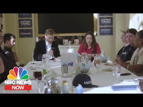 アンドリュー・ヤンズのキャンペーンから毎月1,000ドルを取得する人々を満たす｜NBCニュースNOW (Meet The People Getting $1,000 A Month From Andrew Yangs Campaign | NBC News NOW)