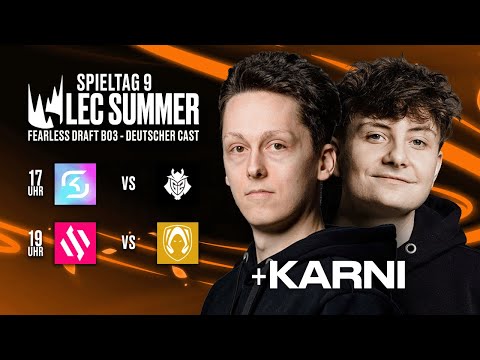 🟢LEC SUMMER TAG 9🟢FEARLESS DRAFT BO3 🟢 #WatchLEC