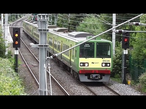 Irish Rail 8520 Class Dart Train number 8634 - Sydney Parade, Dublin