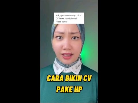 Cara Praktis Bikin CV Pake HP #Short #tipscv #CV #tipskerja #TipsCV #BUMN #curriculumvitae #HP #Tips