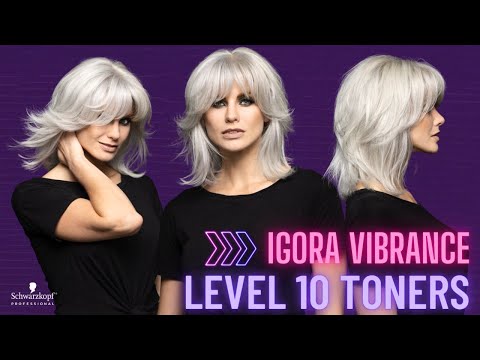 Toning Platinum Blonde w/ IGORA VIBRANCE LEVEL 10...