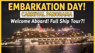First Look at Carnival Panorama: Embarkation Day & Getting Settled!