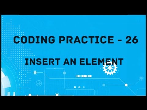 Coding Practice 26insert An Element Ccbp Nextwave Nxtwave Coding Python List