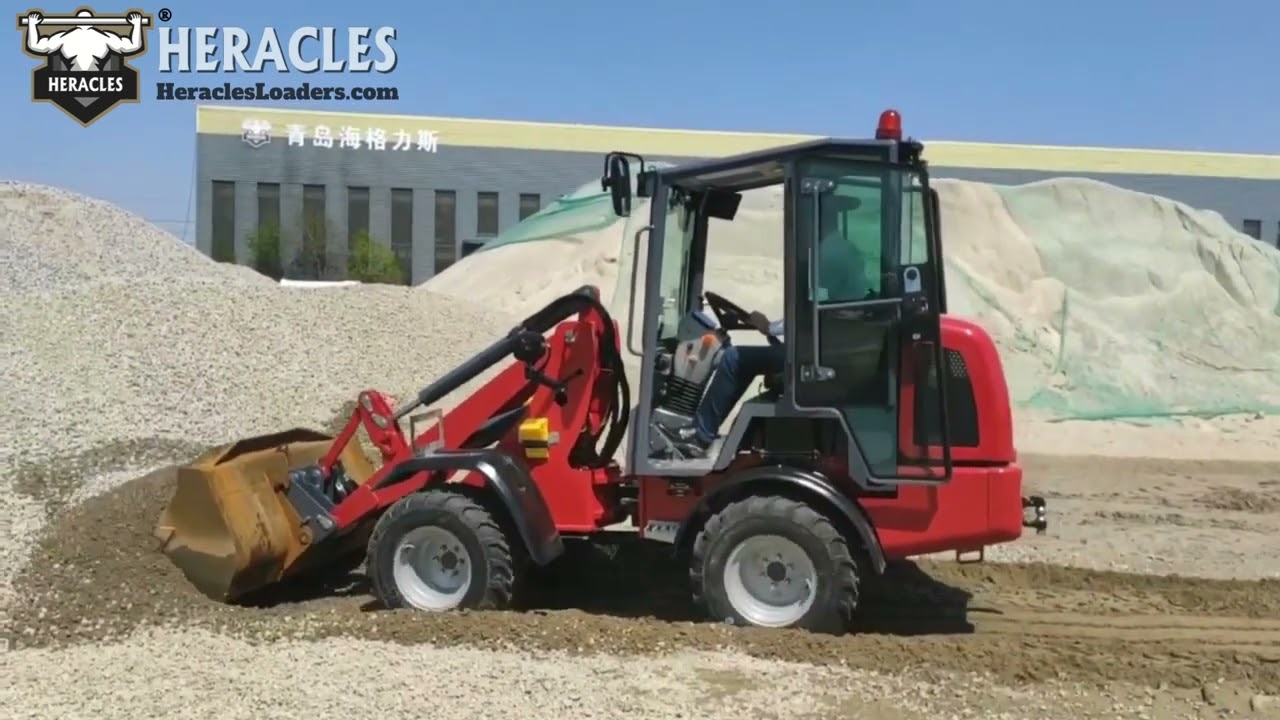 Heracles H220E | Electric Mini Wheel Loader from China