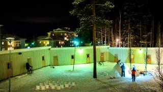The Igloo Builders Timelapse - Luleå, Sweden