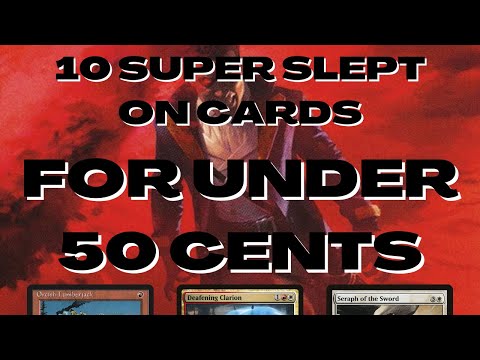 SMASH YOUR FRIENDS FOR 50 CENTS || SLEPT ON CARDS || EDH Commander Tier List