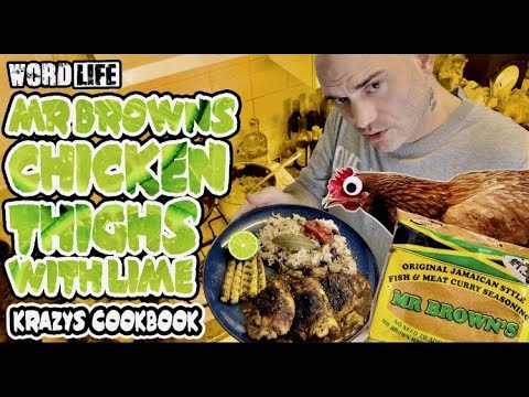 COOKING MR BROWNS CHICKEN THIGHS WITH LIME - KRAZYS COOKBOOK