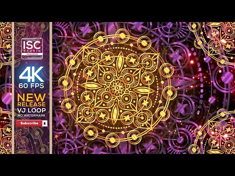 4K 60 FPS MANDALA LUXURY ANIMATION