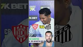 RONY FALA SOBRE SEU PRIMEIRO GOL PELO SANTOS!! #santos #santosfc #futebol #futebolbrasileiro #react