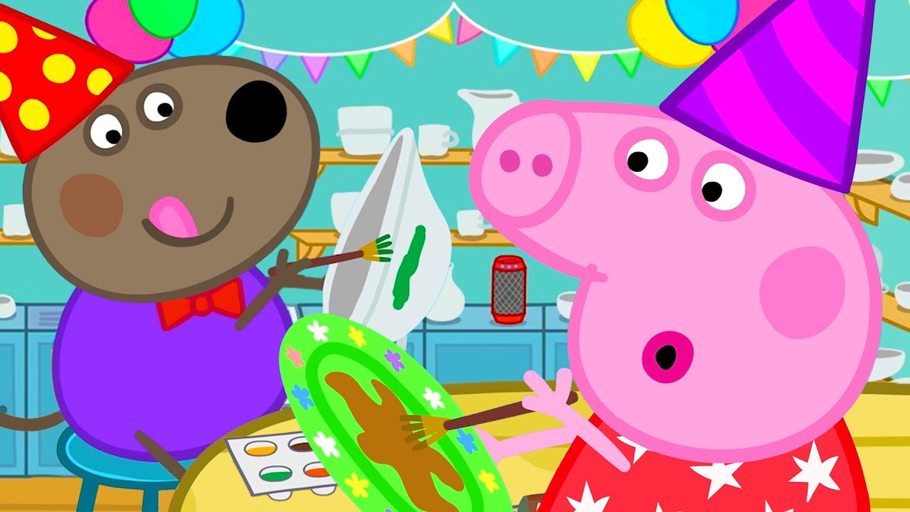 O que você está pintando? | Contos da Peppa Pig