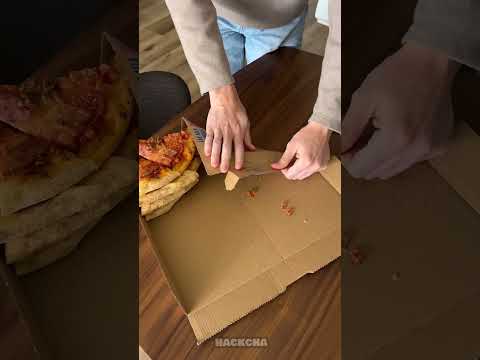 Shrink a Pizza Box in Seconds 🍕 #lifehack