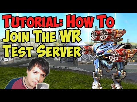 War Robots How To Join Test Server Tutorial & WR Gameplay - Sign Up