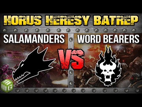 Salamanders vs Word Bearers Horus Heresy Battle Report Ep 137