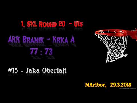 Jaka Oberlajt (U15) AKK Branik Vs Krka A