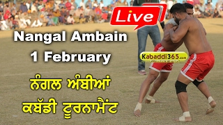 Nangal Ambian (Jalandhar) Kabaddi Tournament 1 Feb 2017