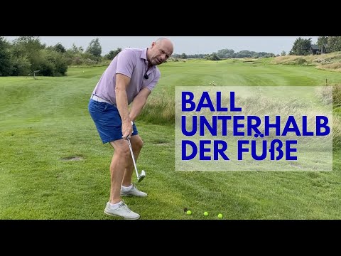 Ball liegt tiefer als die Füße - Hanglagen-Training für die Clubmeisterschaften