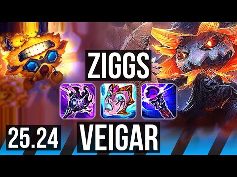 ZIGGS vs VEIGAR (MID) | 6/2/14 | EUW Master | 25.24