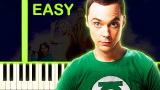THE BIG BANG THEORY THEME - EASY Piano Tutorial