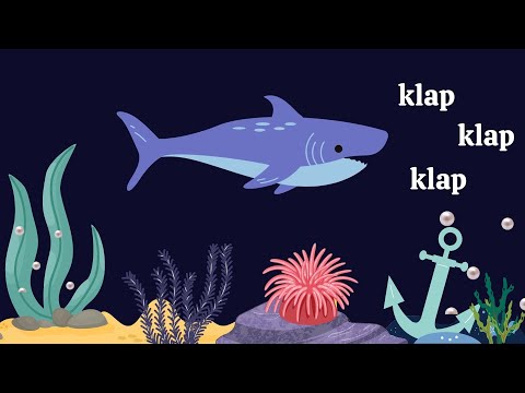 Rybka w oceanie 🐠🐙🐳🦈 prosta piosenka dla dzieci (animacje dla dzieci)