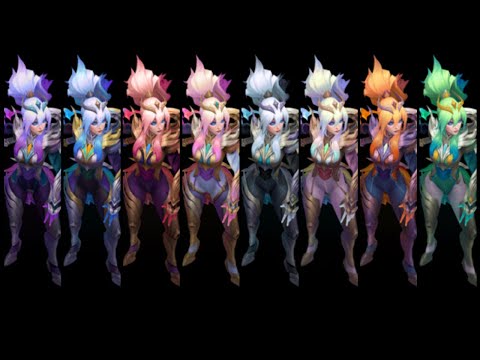 All Dawnbringer Vayne Chromas - League of Legends