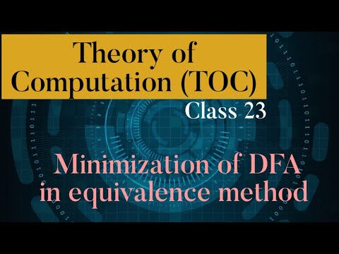 Theory of Computation introduction TOC class 1 in Telugu