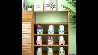 Plastový organizér na topánky - čierny 2ks