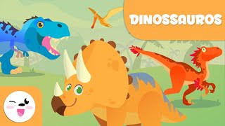 DINOSSAUROS para crianças 🦖 Aprenda sobre os DINOSSAUROS 🦕 Jogo da memória | Onde está o dinossauro?