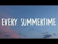 NIKI Every Summertime Lyrics