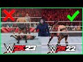 WWE 2K23 vs WWE 2K22 (GAMEPLAY Comparison)WTF IS THIS 2K ???