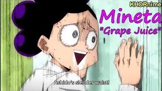 Mineta &quot;Grape Juice&quot; HILARIOUS PERVERT Moments | Funny Anime Moments | Boku no Hero Academia S1 &amp; S
