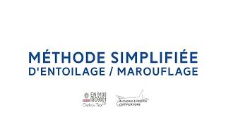 Méthode simplifiée d'entoilage / marouflage