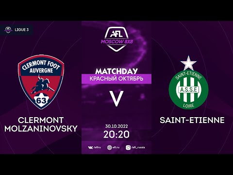 AFL22. France. Ligue 3. Day 18. Clermont Molzaninovsky - Saint-Etienne