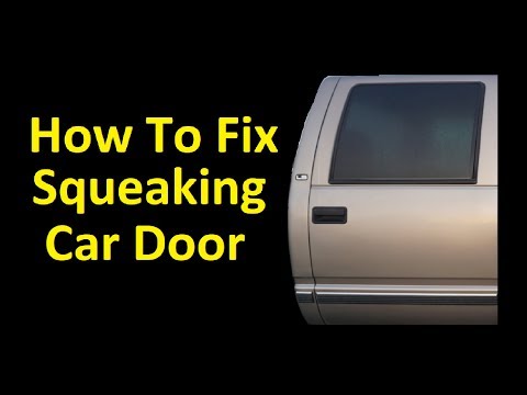 DIY HOW TO FIX A SQUEAKY CAR DOOR ~ HINGE LUBE VIDEO - YouTube