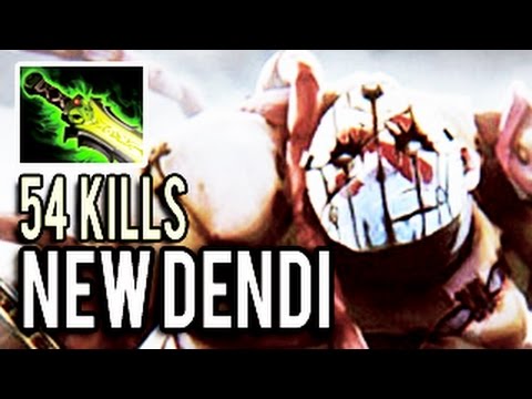 150k Damage Pudge NEW Dendi ► Machine Gun Gameplay 7.05 Dota 2