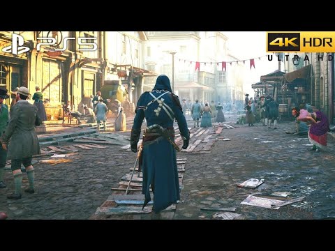 Assassin's Creed Unity (PS5) 4K HDR Gameplay - (Full Game)