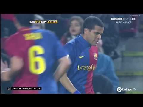 Barcelona vs Espanyol 1-2  Full Match second  Half 2009  HD