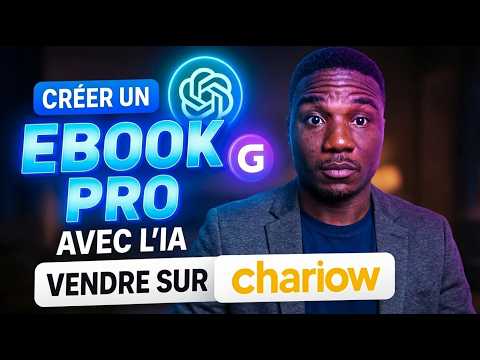 Crée un EBOOK Professionnel avec IA ( Vends-le sur Chariow)