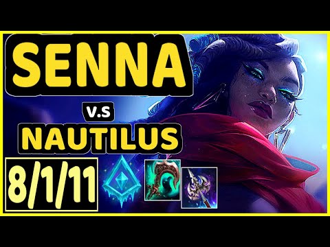 KASING (SENNA) vs NAUTILUS - 8/1/11 KDA BOTTOM SUPPORT GAMEPLAY - EUW Ranked GRANDMASTER