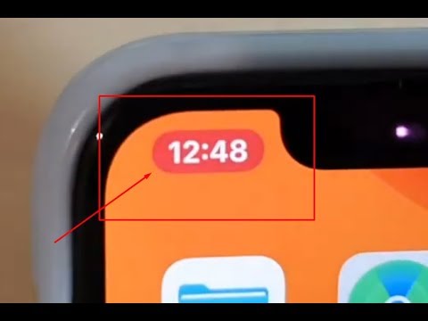 iPhone X / 11 Pro: Meaning of the Red Bubble Behind the Time Clock