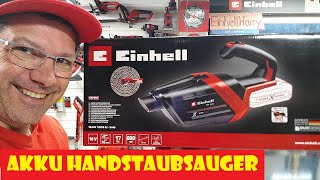 Einhell Akku Handstaubsauger TE-HV 18/06 Li powerXchange @FrüchtlHarry @Einhell_DACH