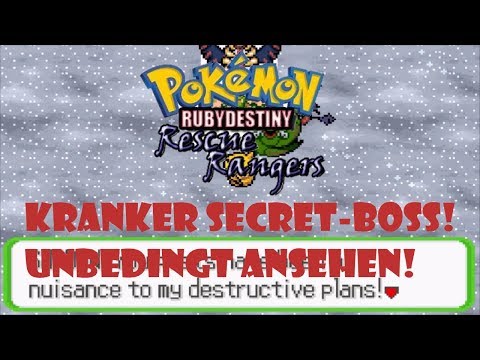 Kranker Secret-Bosskampf! Absolut empfehlenswert!: Pokemon Ruby Destiny Rescue Rangers Secret Ending