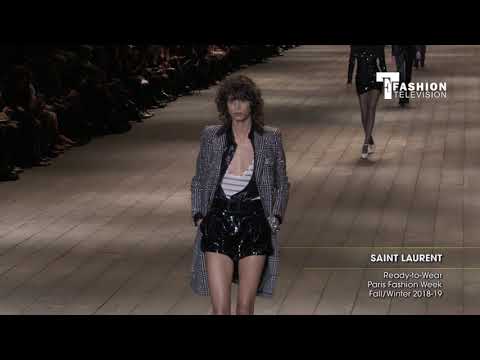 SAINT LAURENT Ready-to-Wear Paris Fashion Week Fall/Winter 2018-19