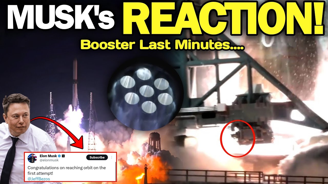 Elon Musk Just Declared This to Jeff Bezos After New Glenn Launch and Landing Failure! Beat Starship