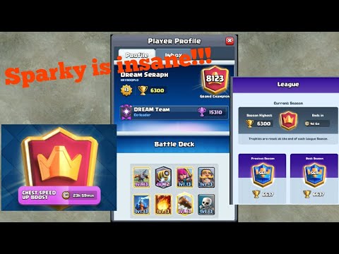 X-Bow Sparky Wombo Combo! 6300+ Gameplay - Clash Royale
